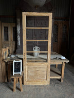 4 Lite Antique Glass Single Door - 32x84.25 J233