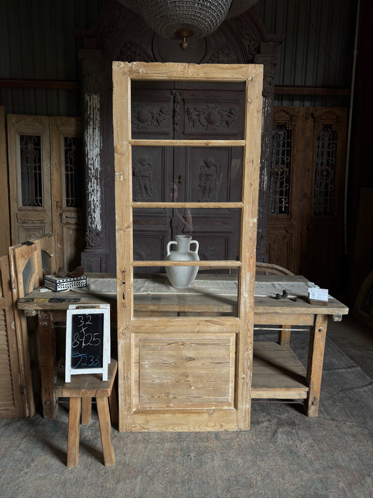 4 Lite Antique Glass Single Door - 32x84.25 J233