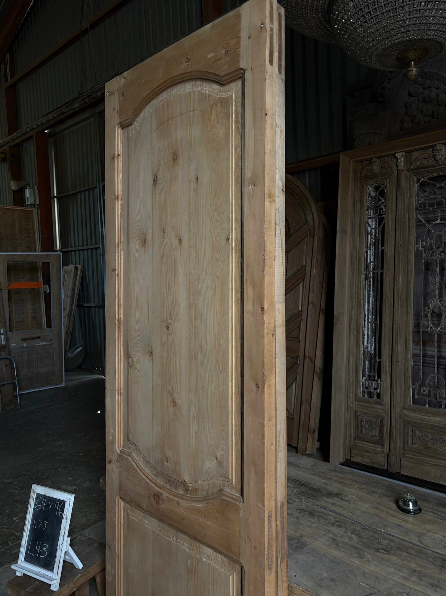 (The Helena) Handcrafted Hand carved Solid French Pair - 64x96 L43