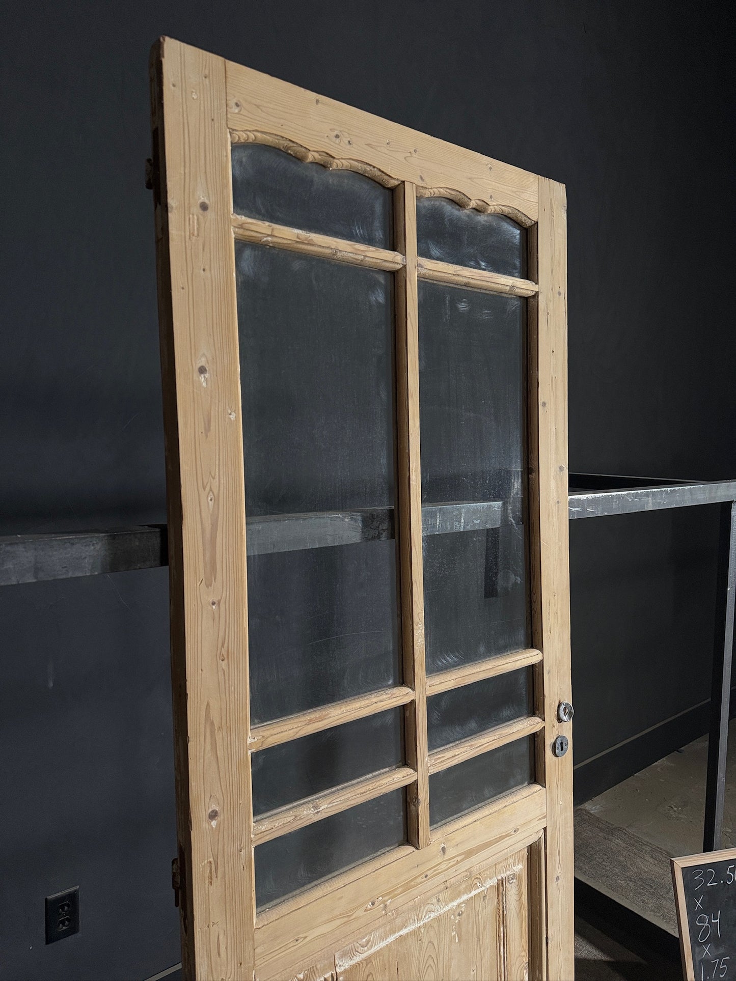 Antique Glass 6 Lite Single Door - 32.5x84 - N435