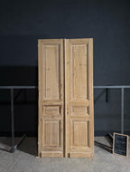 Antique 3 Panel Solid Double Doors - 47.5x100.5 - N630