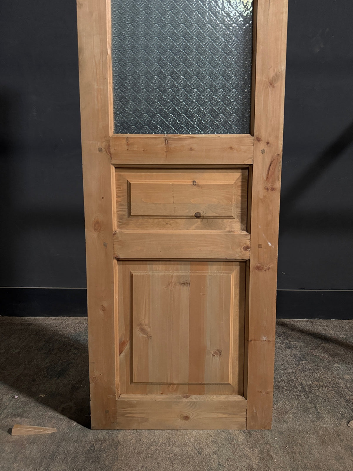Antique Obscured Glass 1 Lite Single Door - 24x79.25 - N689