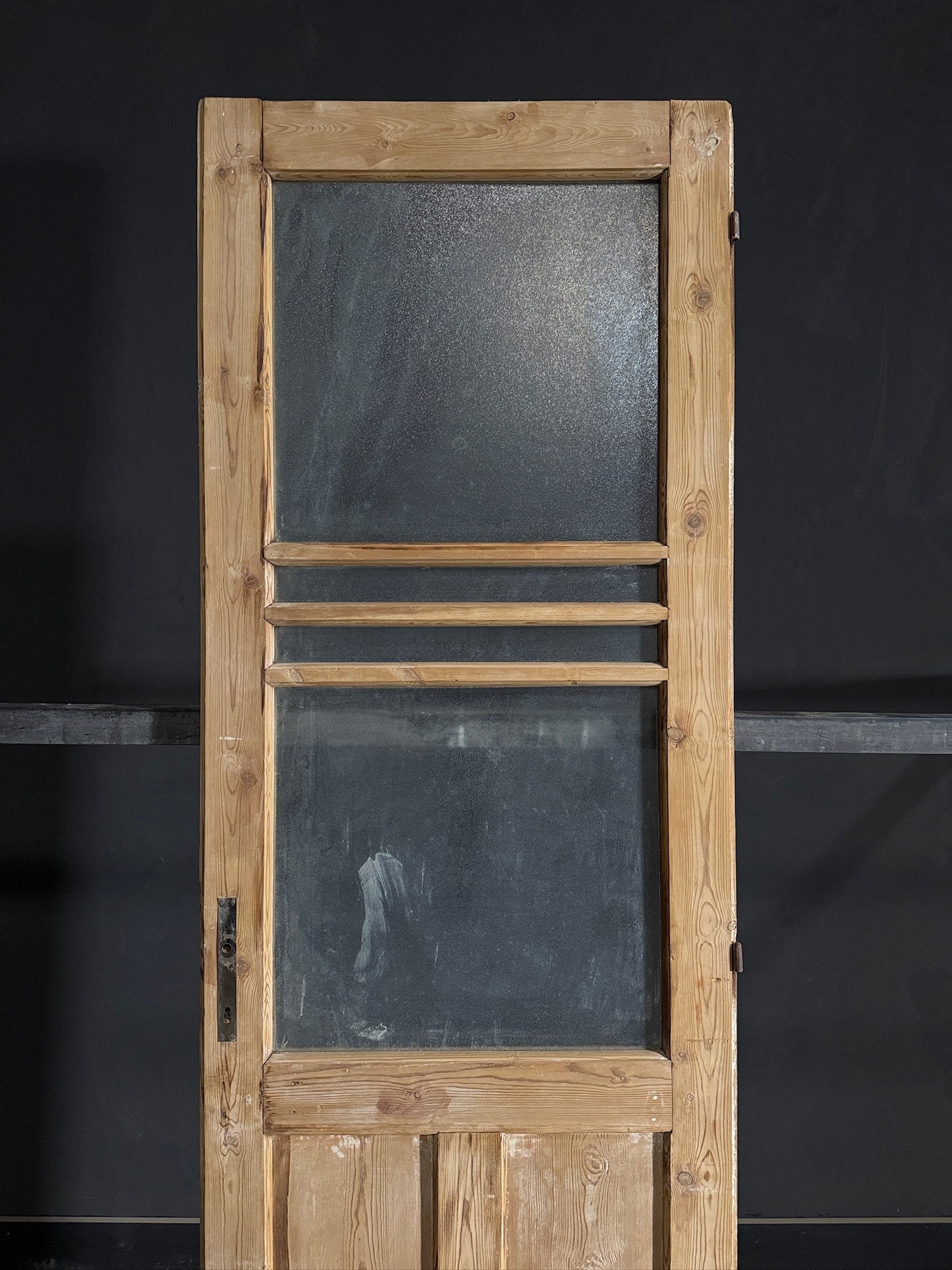 Antique Obscured Glass 2 Lite Single Door - 28.5x92.5 - N448