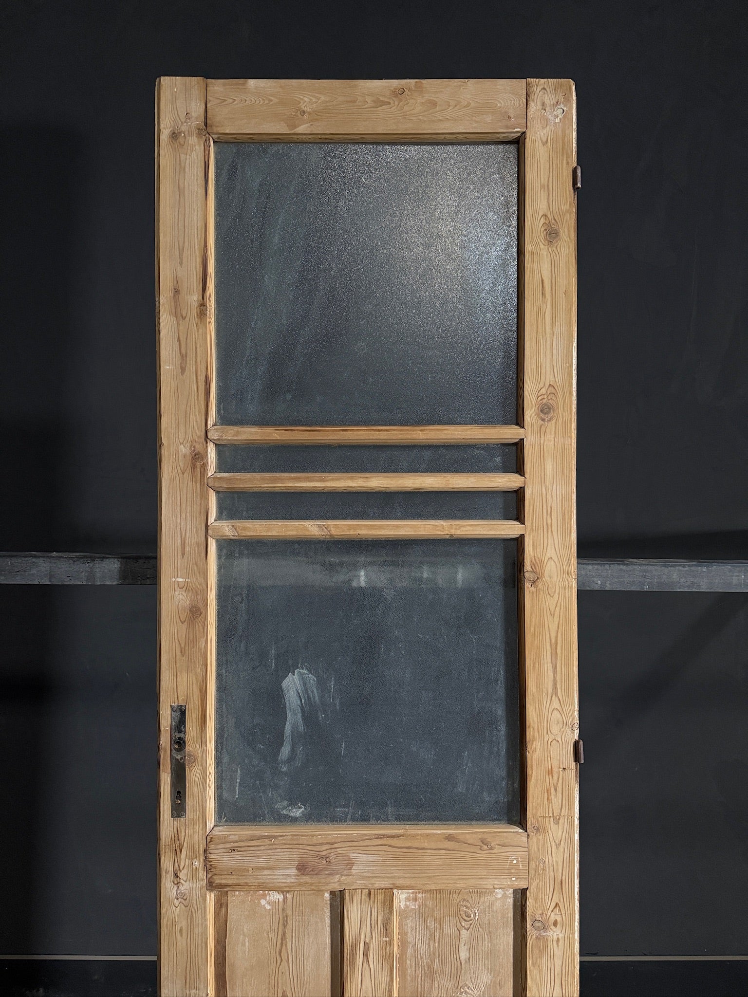 Antique Obscured Glass 2 Lite Single Door - 28.5x92.5 - N448