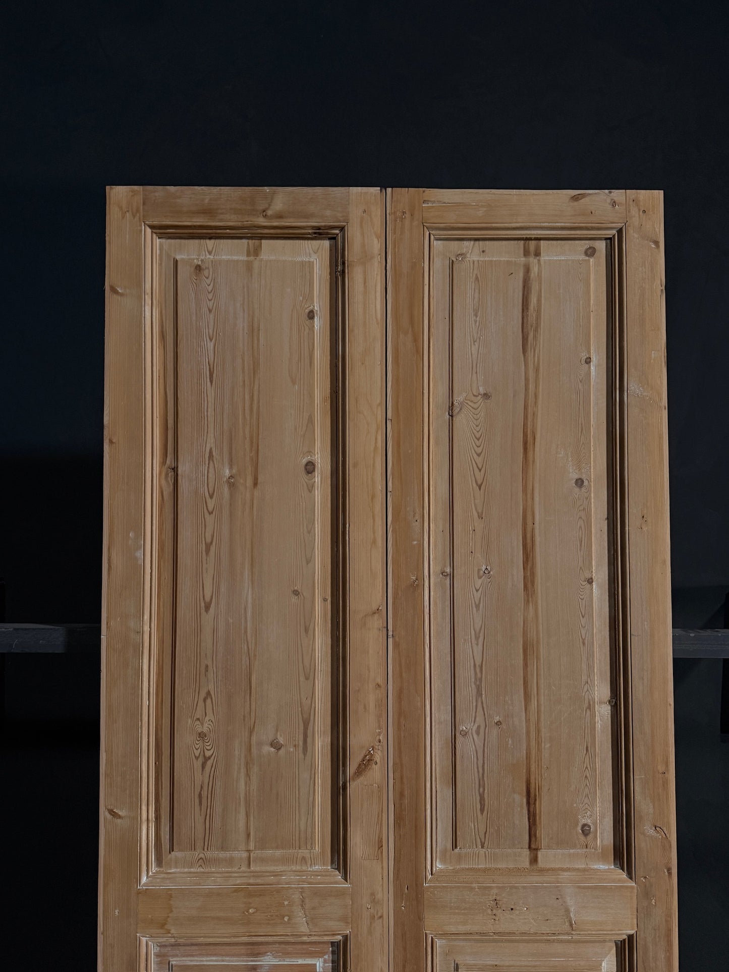 Antique 3 Panel Double Doors - 45x96 - N01