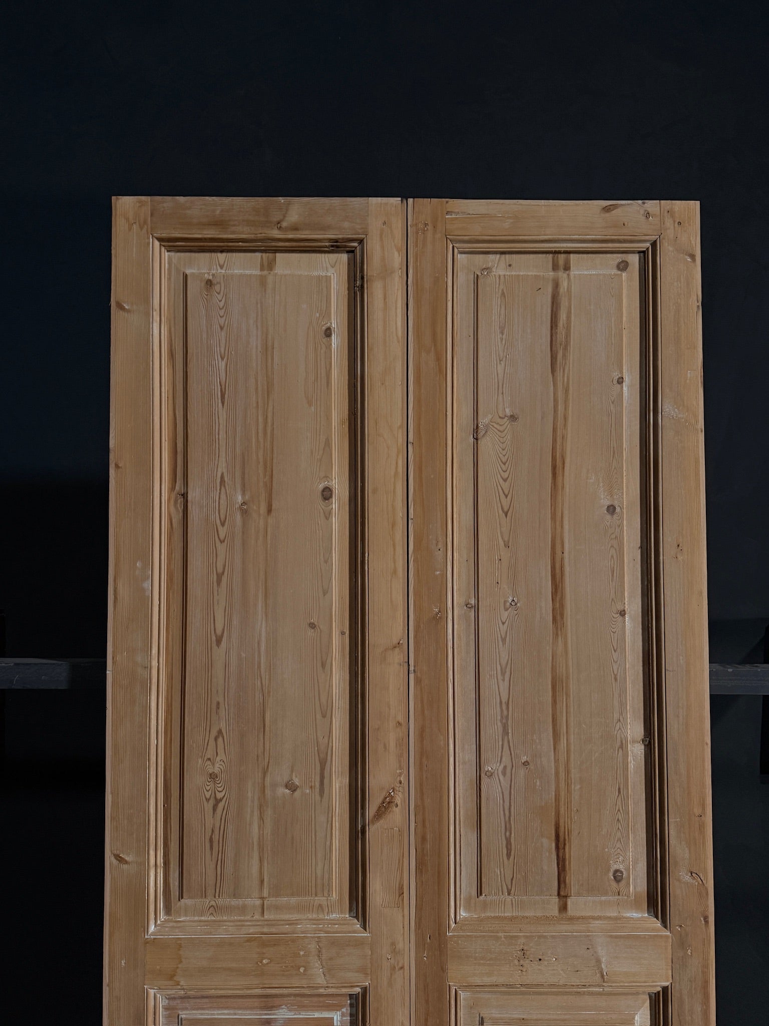 Antique 3 Panel Double Doors - 45x96 - N01