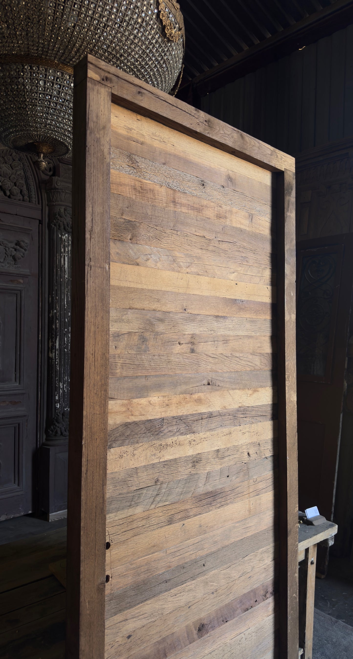 French Oak Plank Single Door - 34.5x93.5 - L449