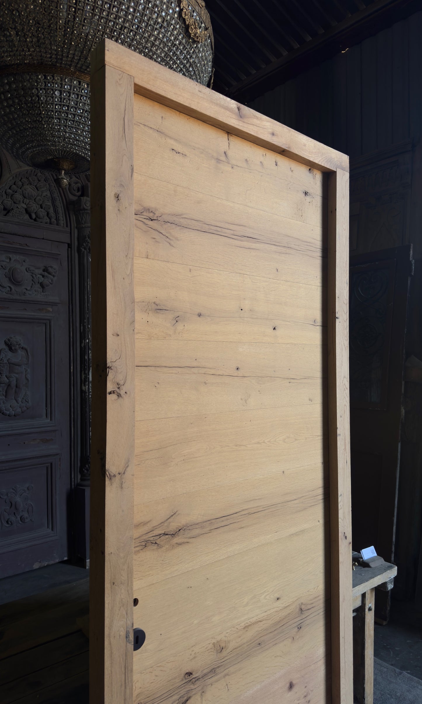 French Oak Plank Single Door - 34.5x93.5 - L452