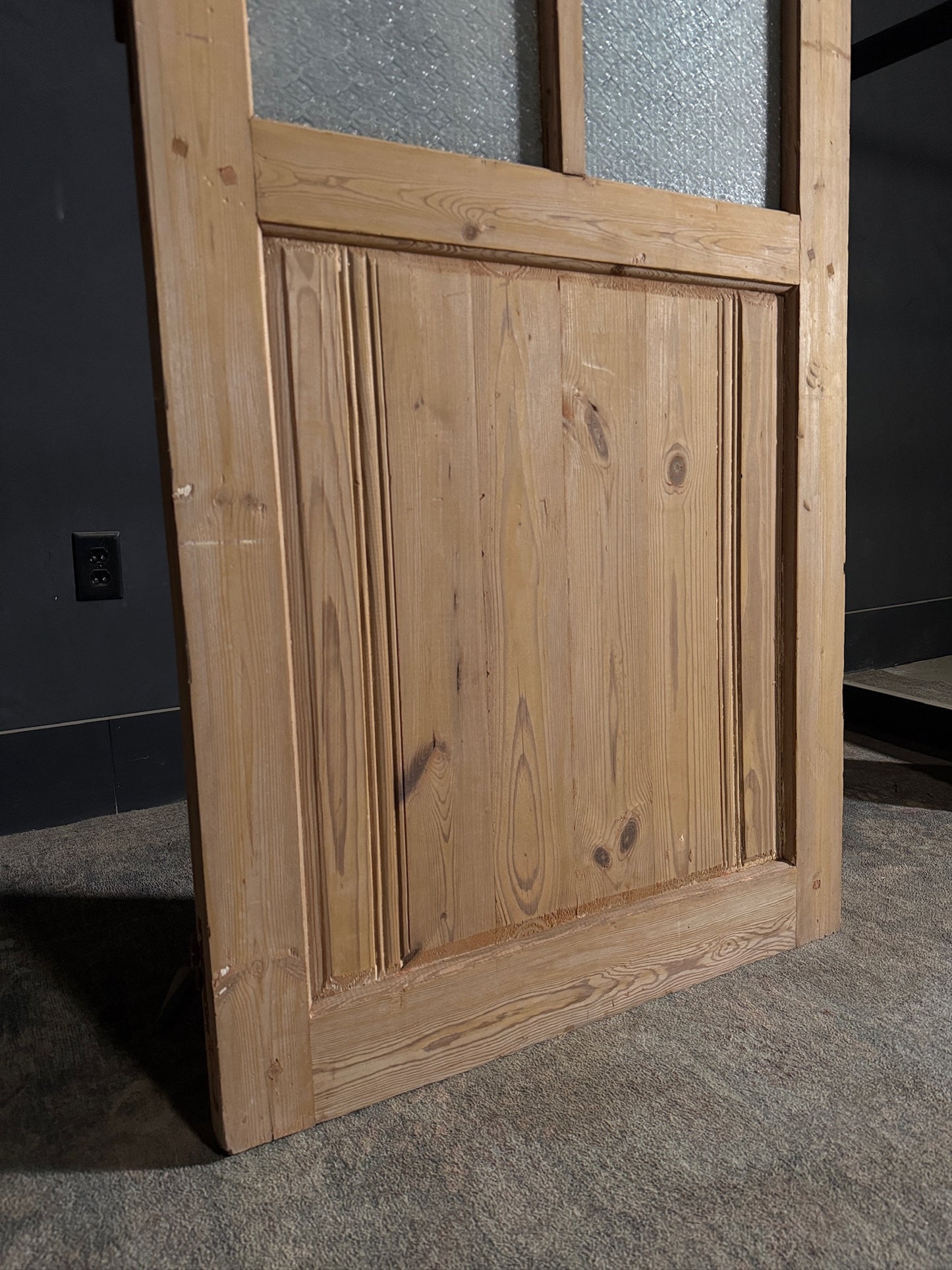 Antique Fluted 6 Lite Single Door - 32.75x82.75 - N436