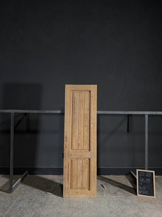 Antique Solid Single Door - 23.25x78.75 - N442