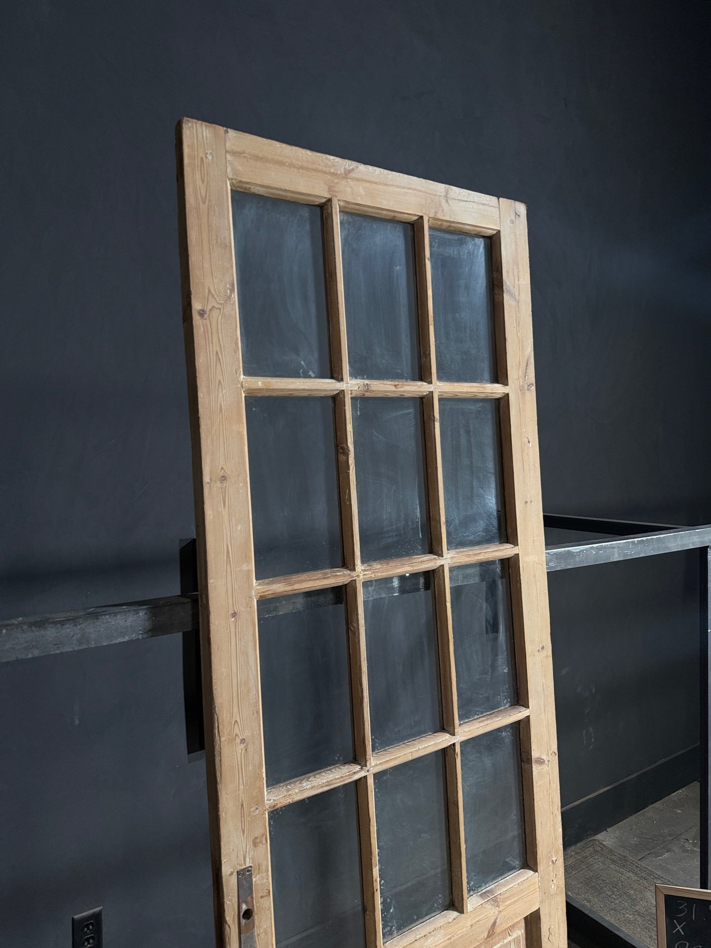 Antique Glass 12 Lite Single Door - 31.5x90.75 - N654