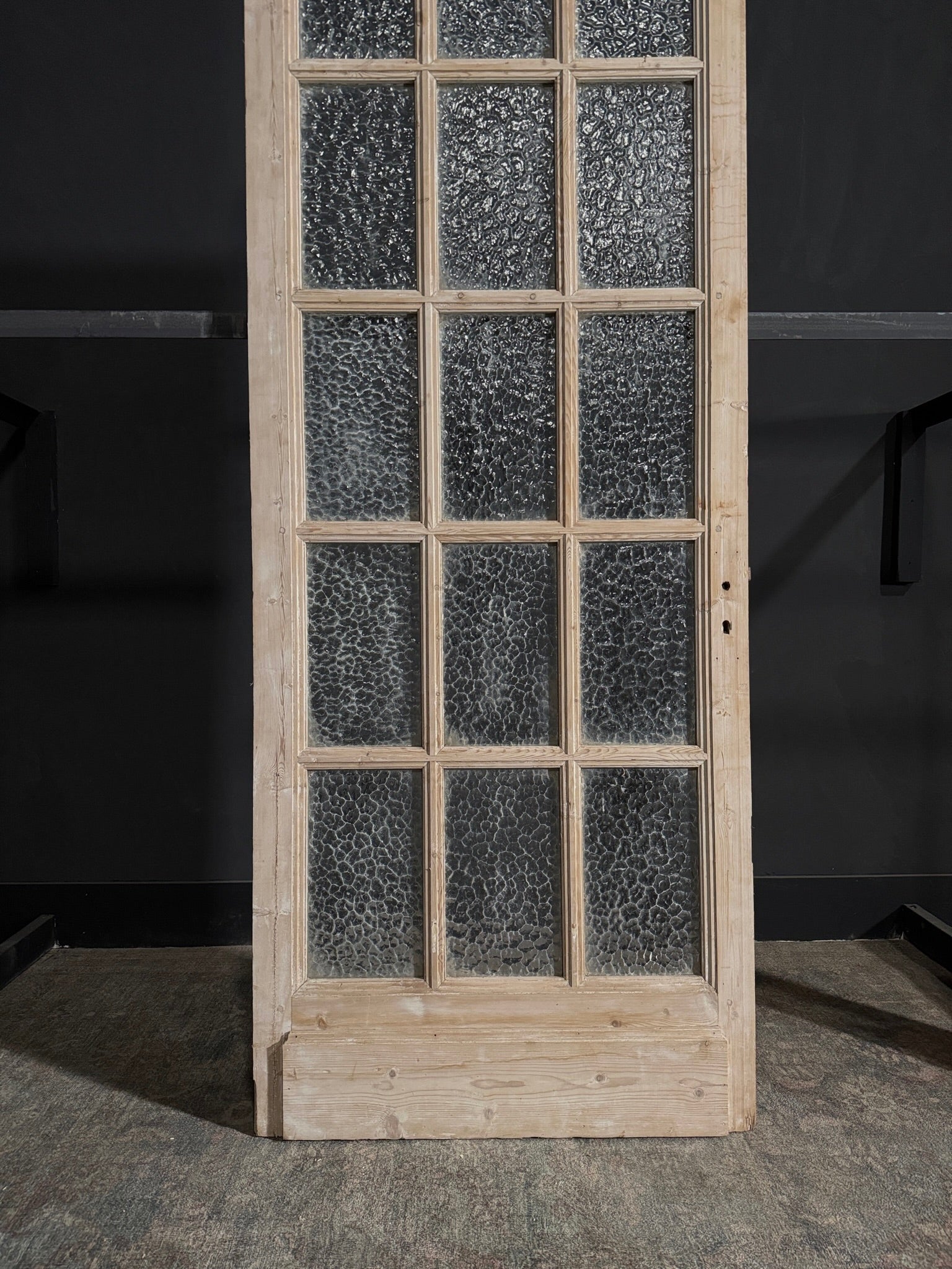Antique Obscured Glass 15 Lite Single Door - 36.25x97 - N56