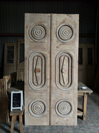 (The Oakley) Handcrafted European Style Solid Doors - 48x98.5 H214