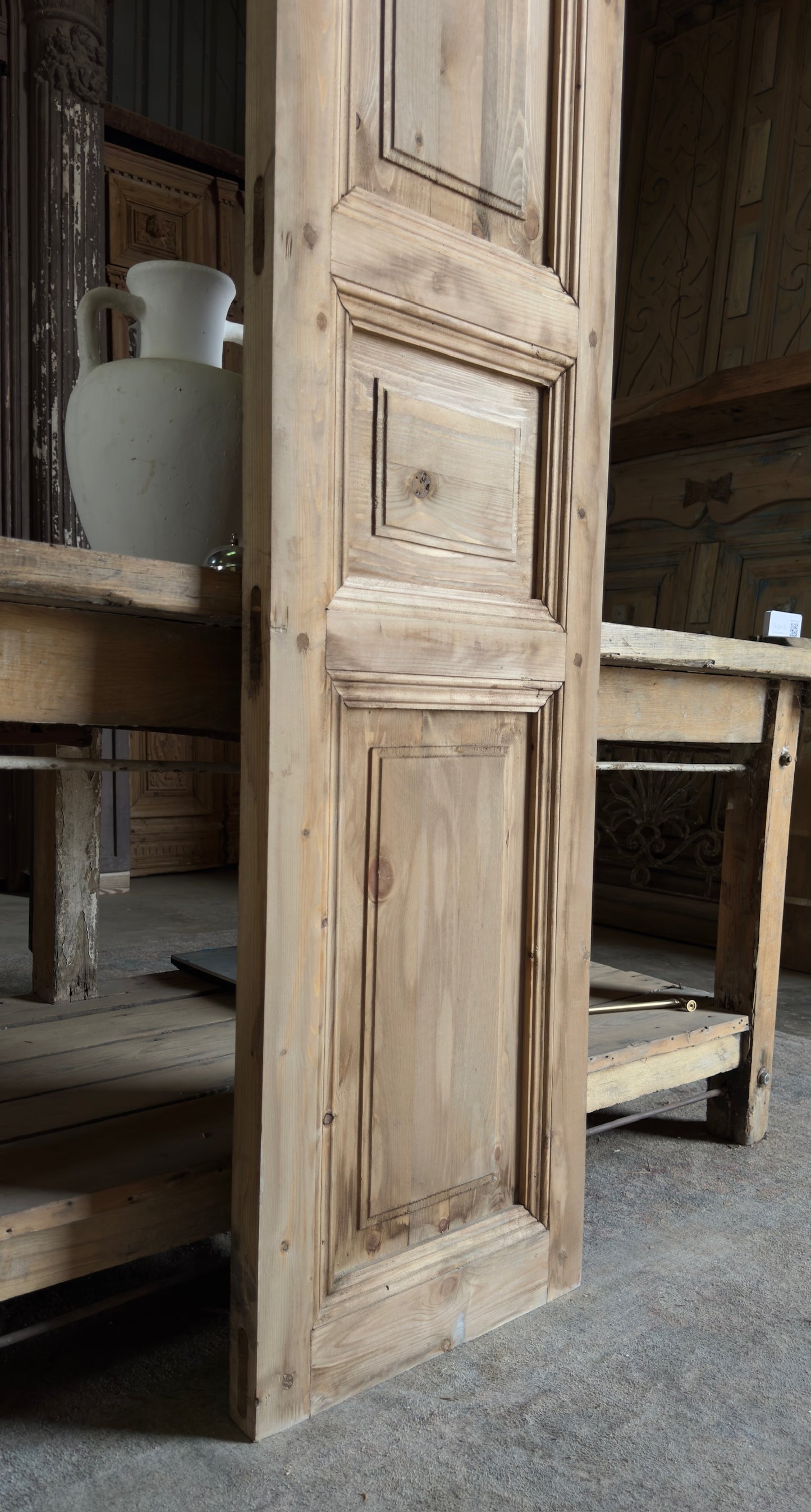 Handcrafted 3 Panel Solid Single Door - 18x80 L16