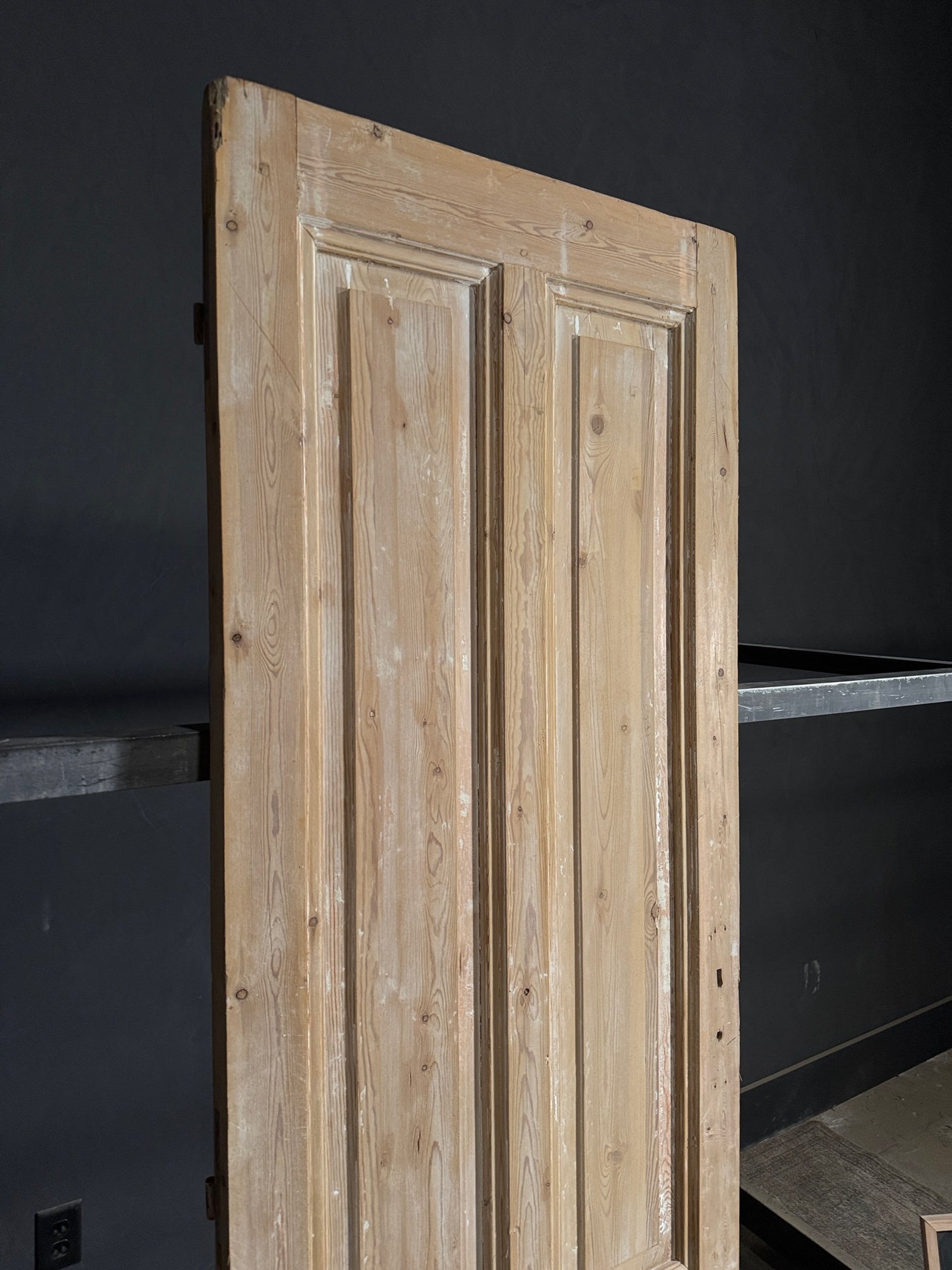 Antique 3 Panel Solid Single Door - 28x84.25 - N461