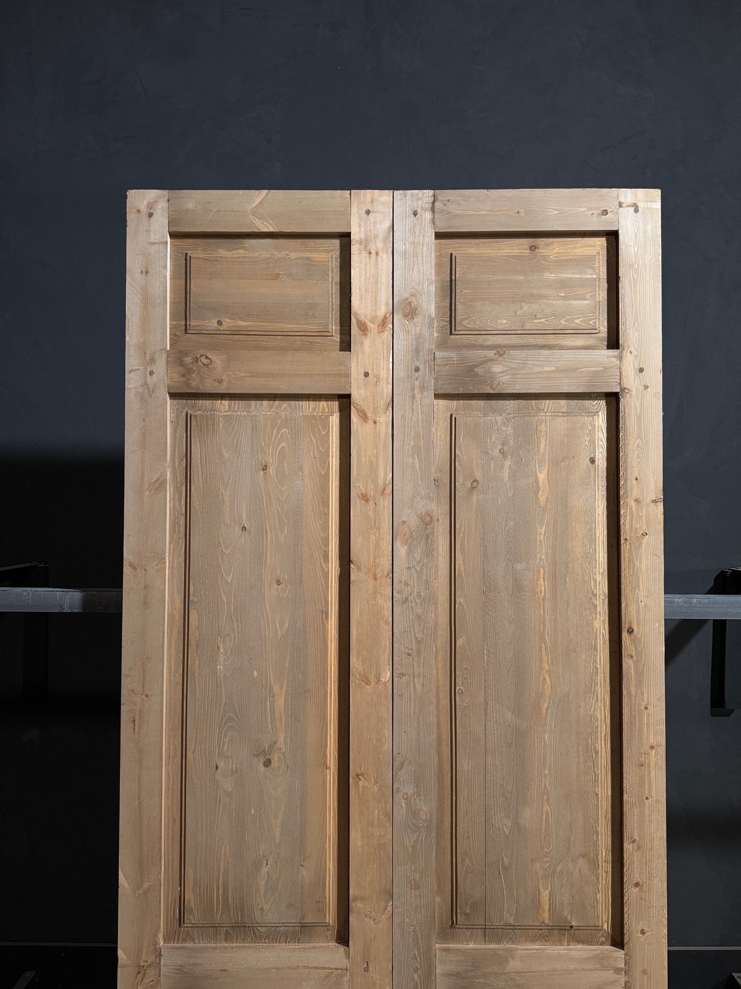 (The Allegra) Handcrafted Solid Wood Double Doors - 48x96 - N169