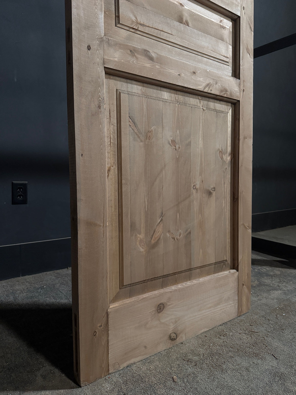 Handcrafted 8 Lite Single Glass Door - 30x96 N802