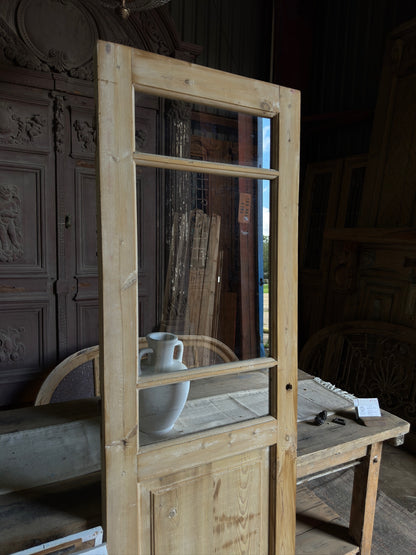 3 Lite Antique Glass Single Door - 25.5x79.75 J236