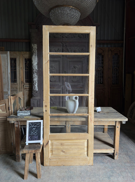 5 Lite Antique Glass Single Door - 32.25x88 K114