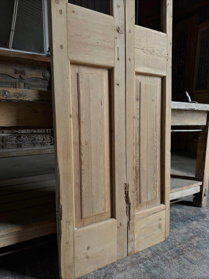 Slim Glass Antique French Doors - 25.5x102.25  G91