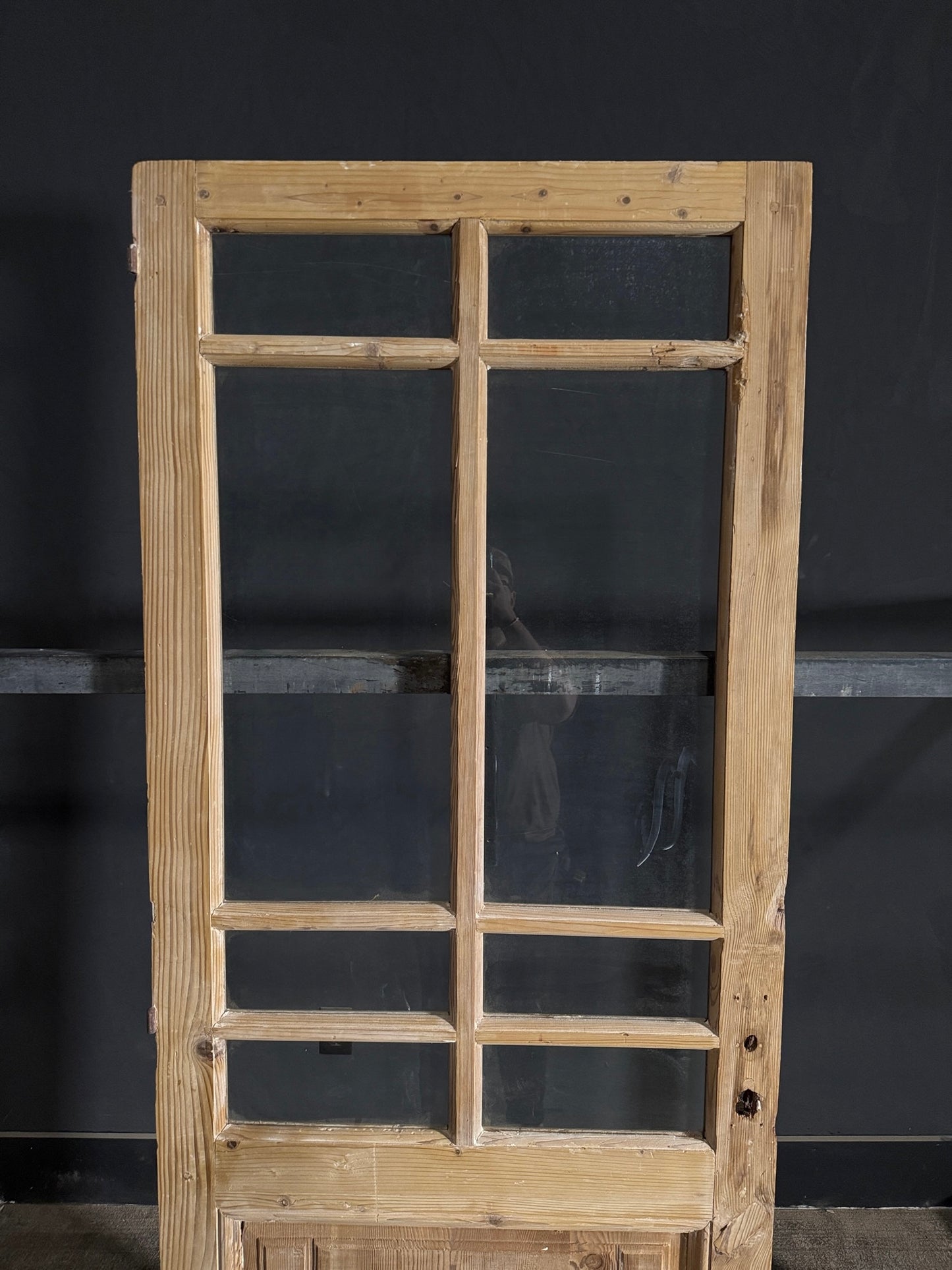 Antique Glass Single Door - 31.5x83 - N515