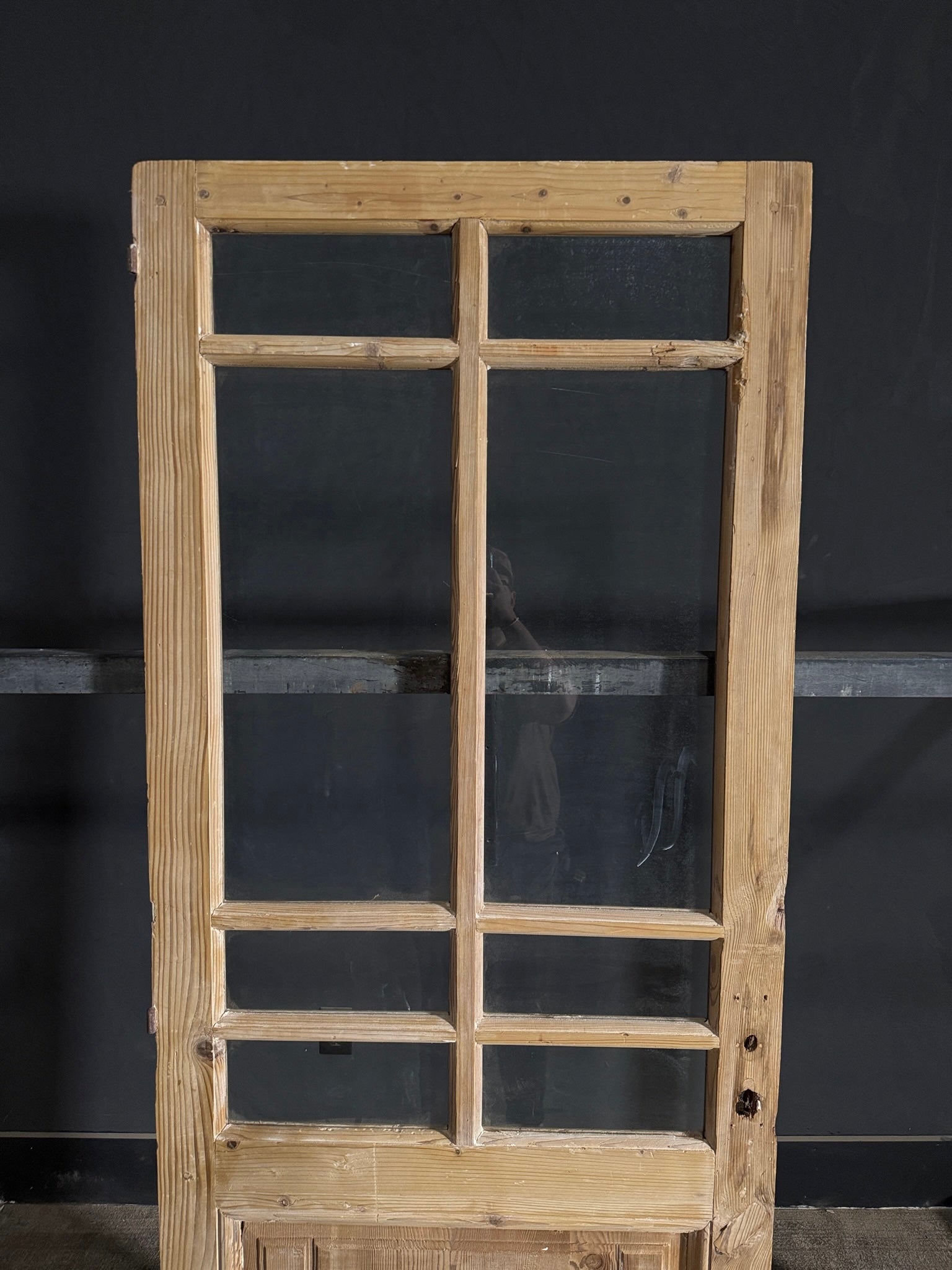 Antique Glass Single Door - 31.5x83 - N515