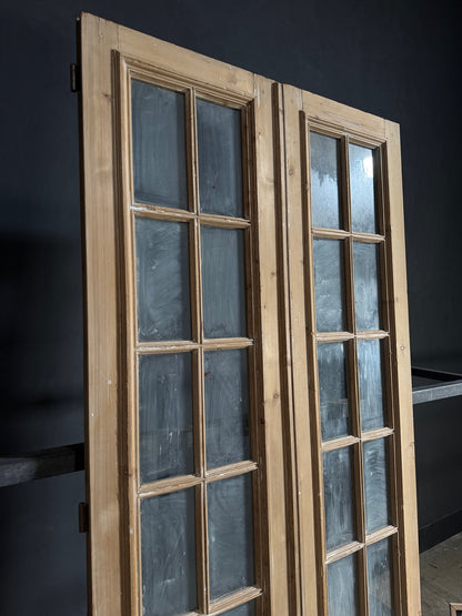 Antique Glass 10 Lite French Doors - 47.25x100.5 - N624