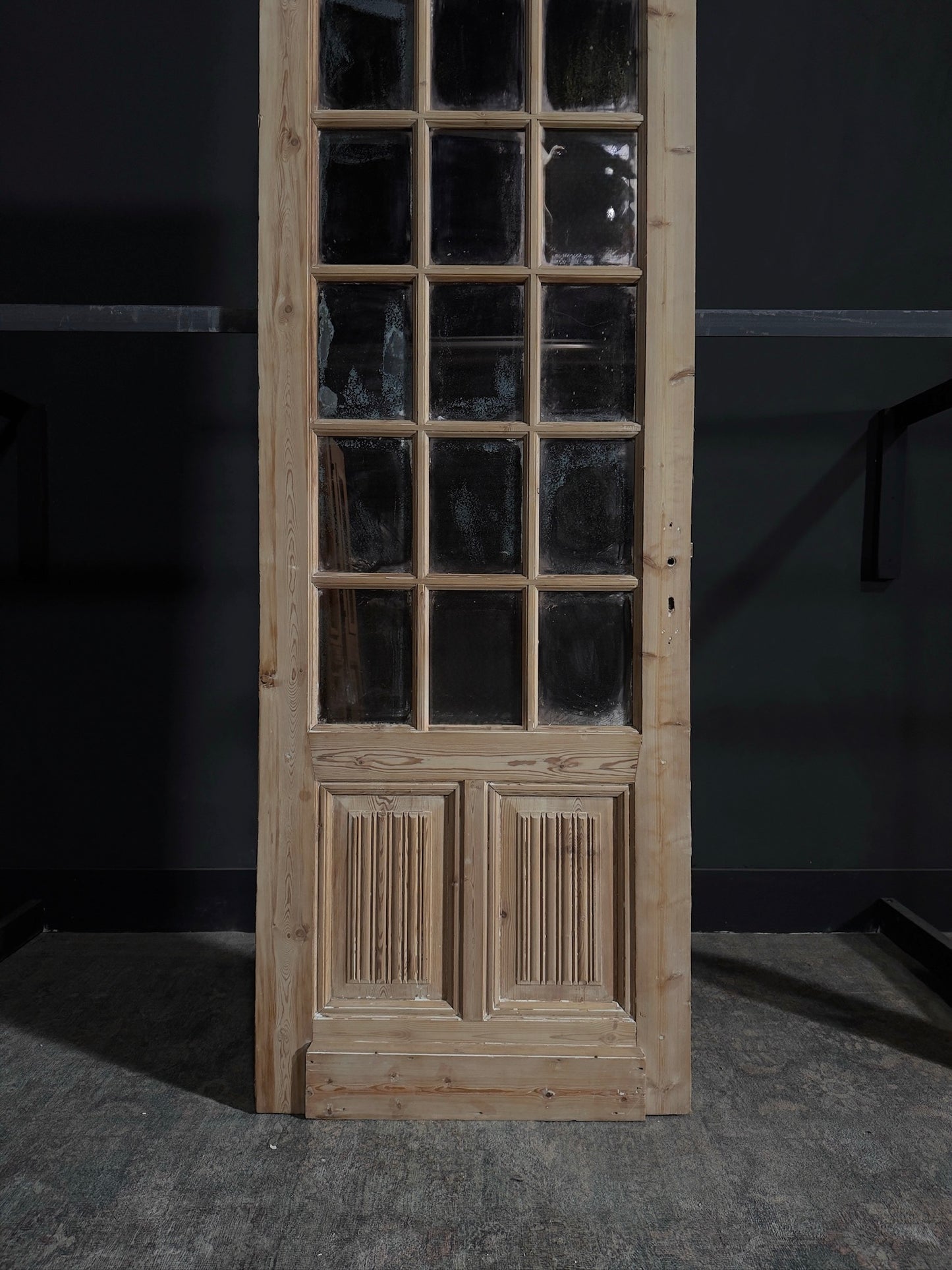 Antique Mirrored 18 Lite Door - 32.25x100 - W49
