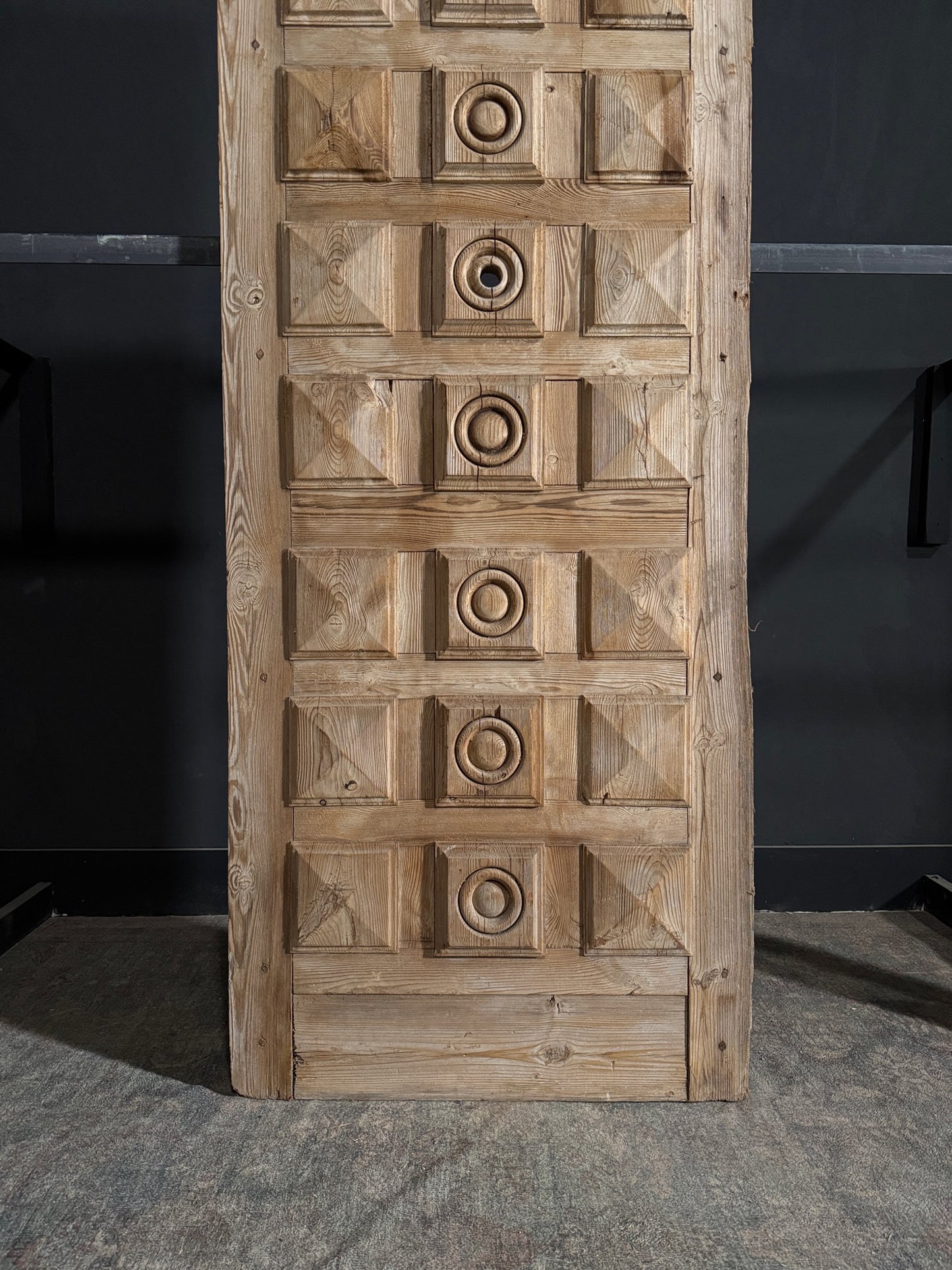 Antique 21 Panel Solid Single Door - 36x85 - N131