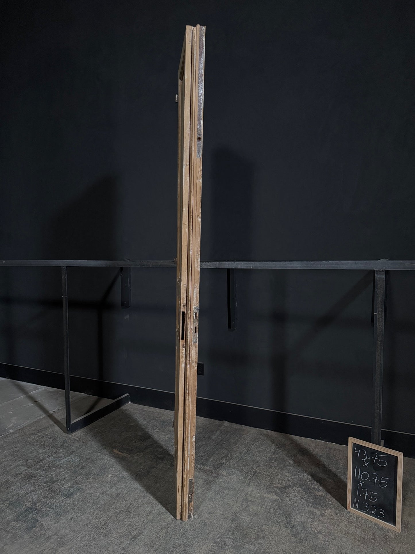 Antique Solid Double Doors - 43.75x110.75 - N323