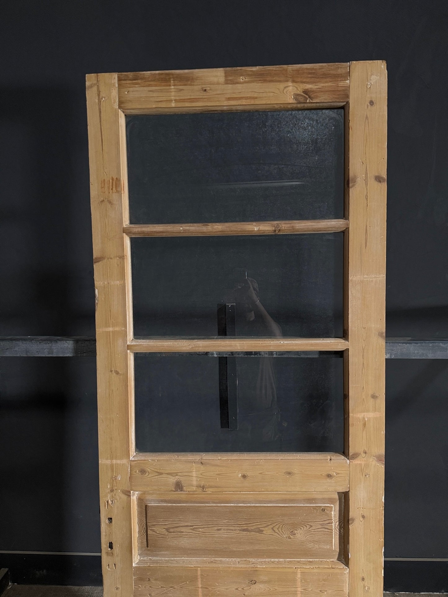 Antique Glass 3 Lite Single Door - 31.5x88.5 - N516