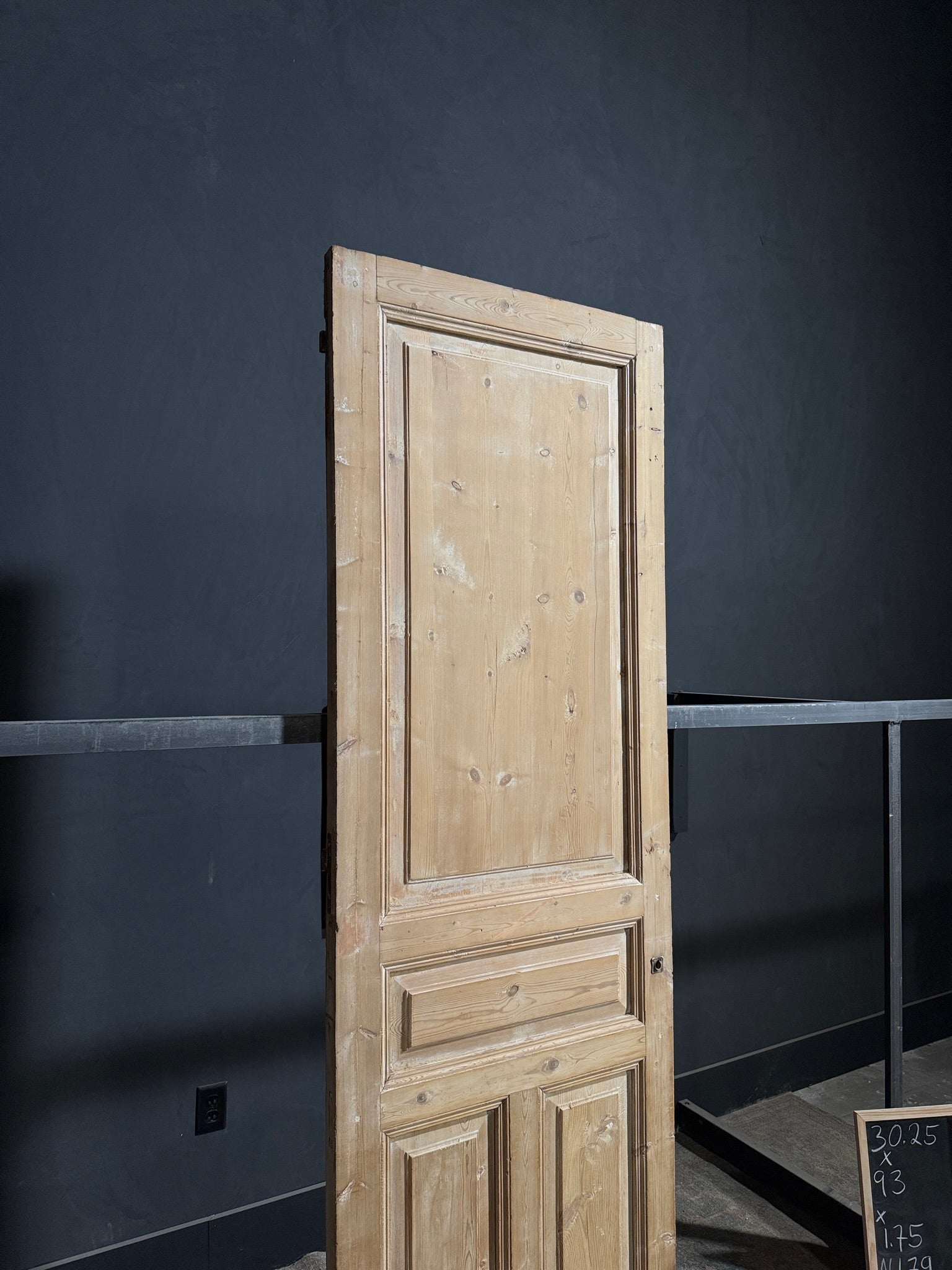 Antique 4 Panel Solid Single Door - 30.25x93 - N179