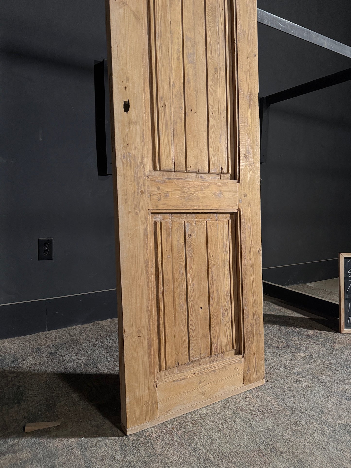 Antique Solid Single Door - 23.5x79.75 - N449