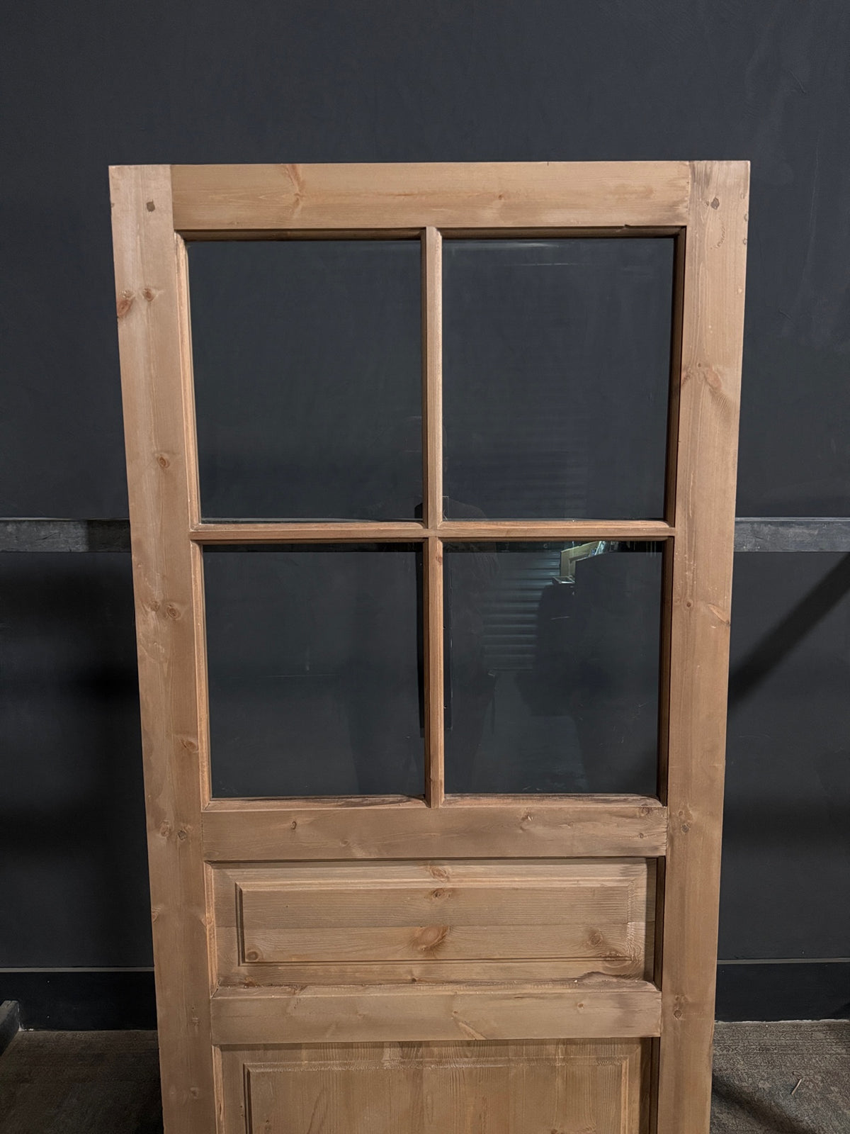 Handcrafted Glass 4 Lite Single Door - 36x80 - N723