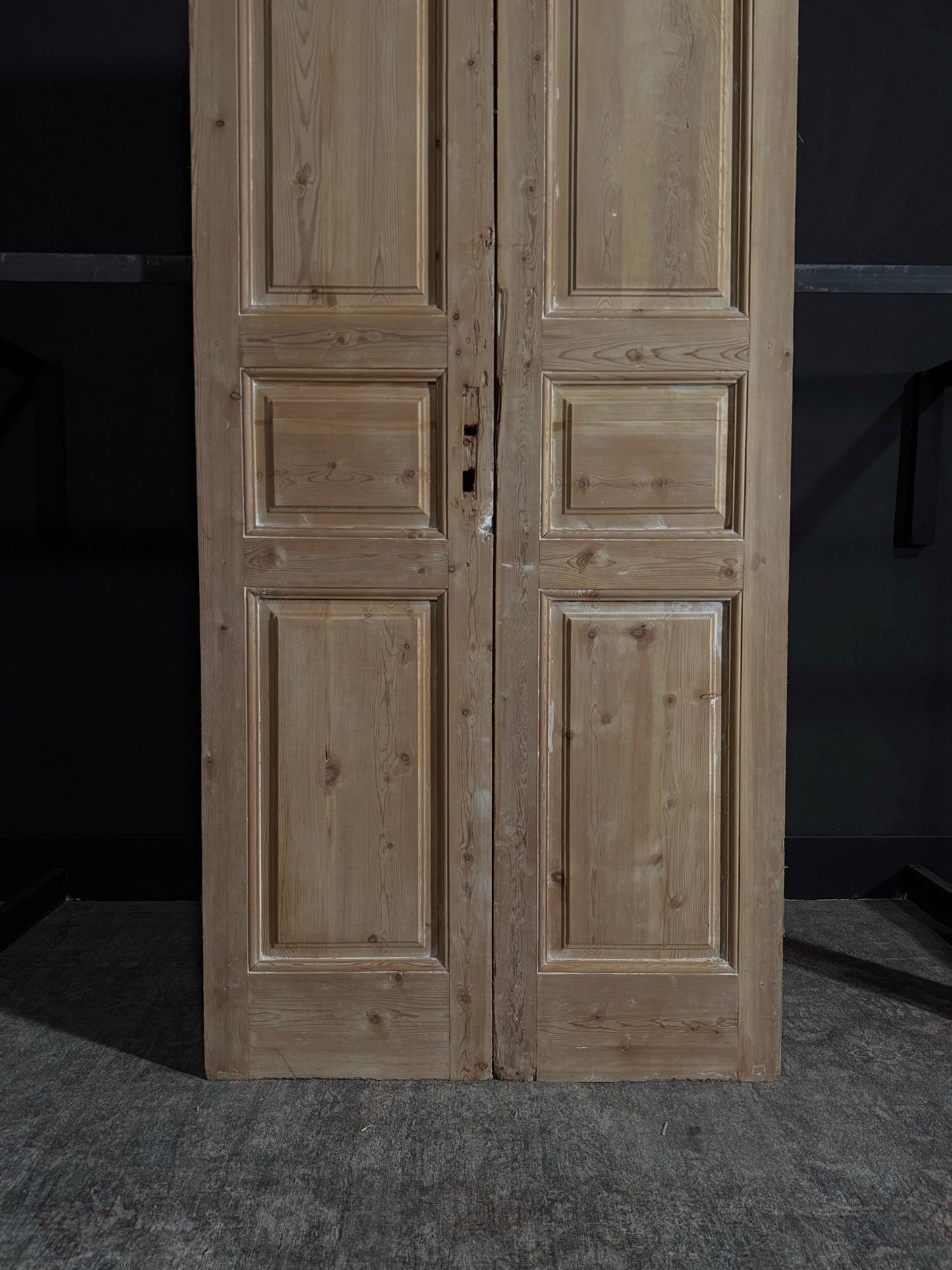 Antique 3 Panel Double Doors - 43x106.5 - N30