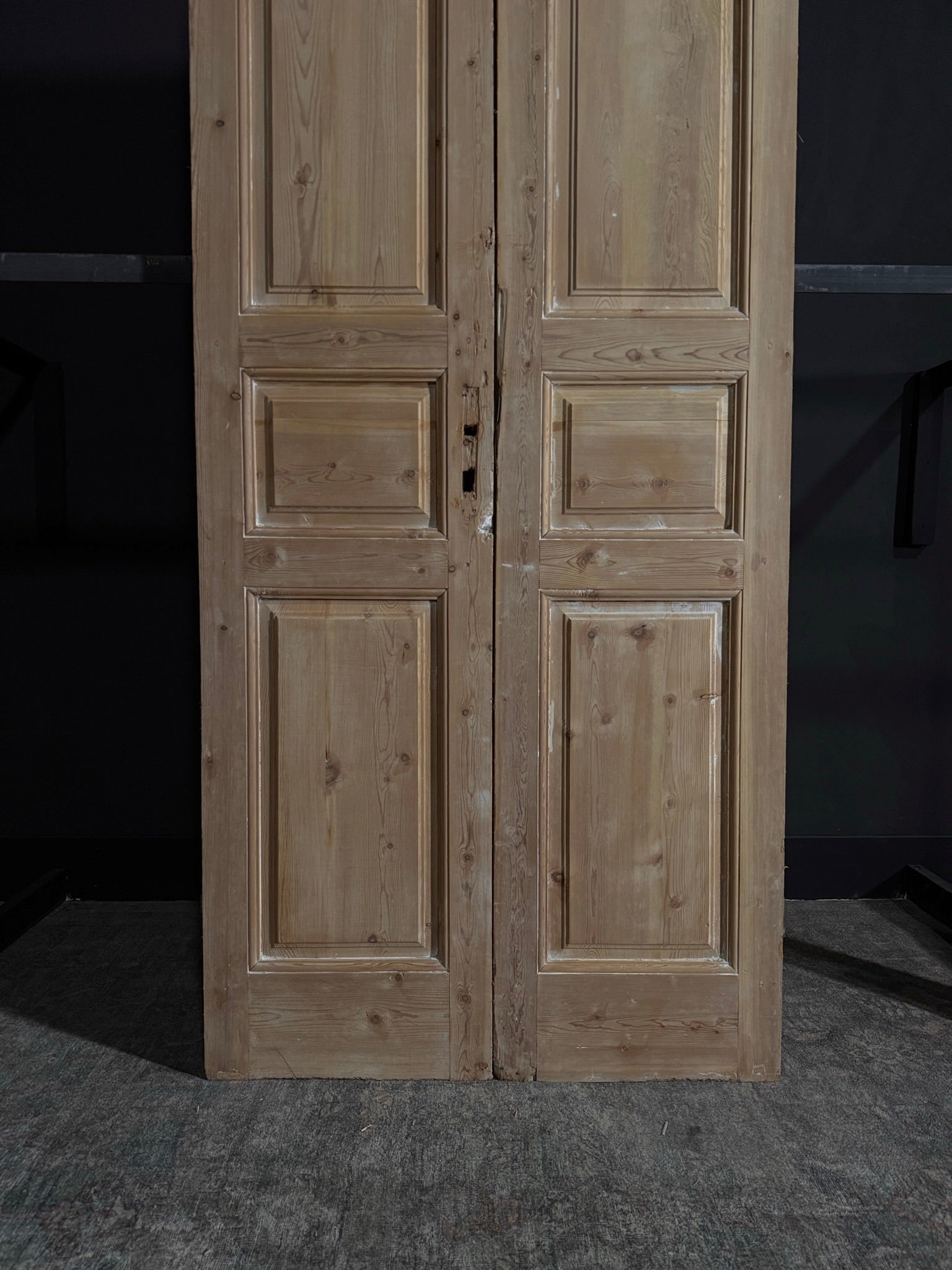Antique 3 Panel Double Doors - 43x106.5 - N30