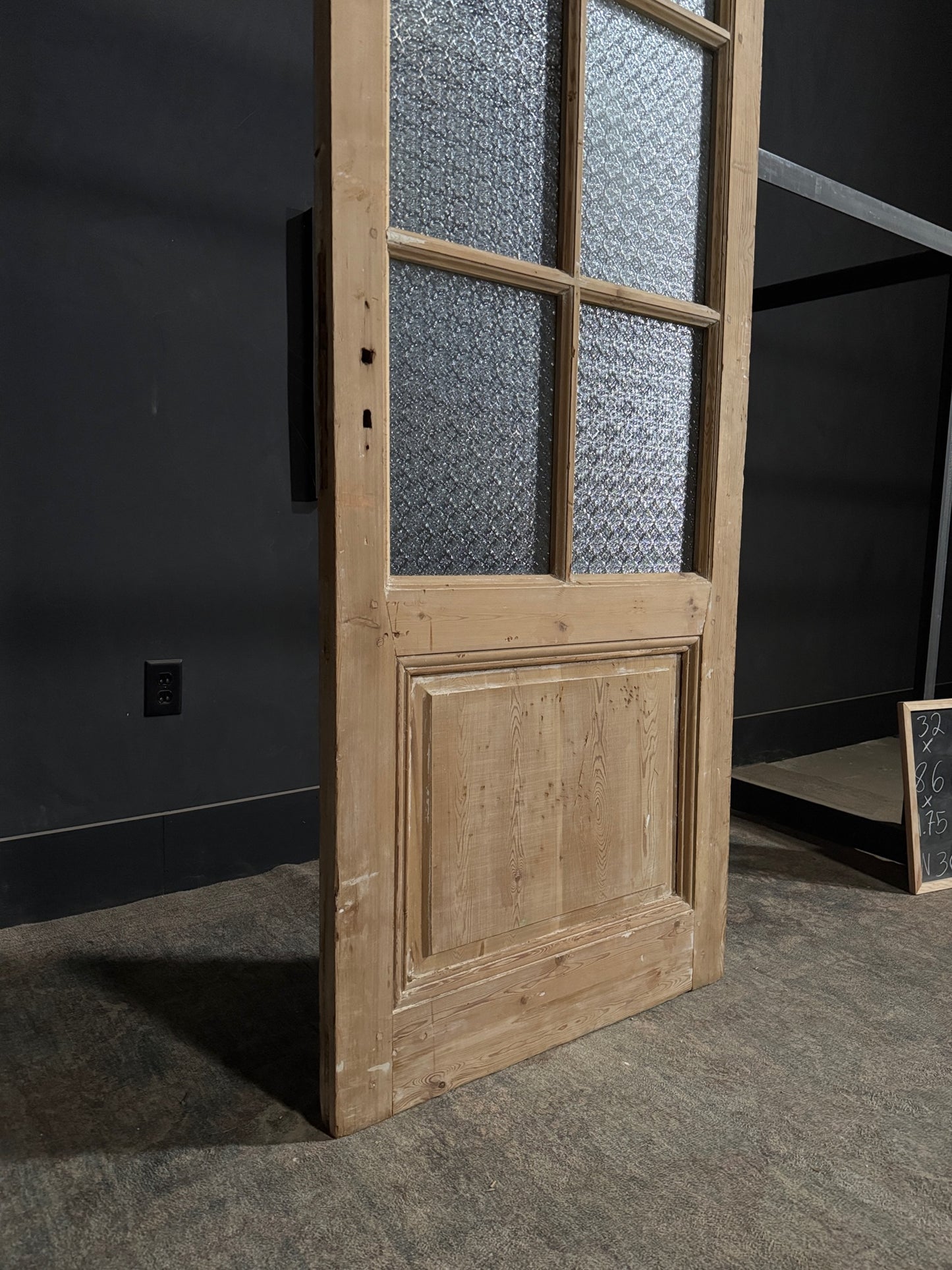 Antique Glass 6 Lite Single Door - 32x82.25 - N368