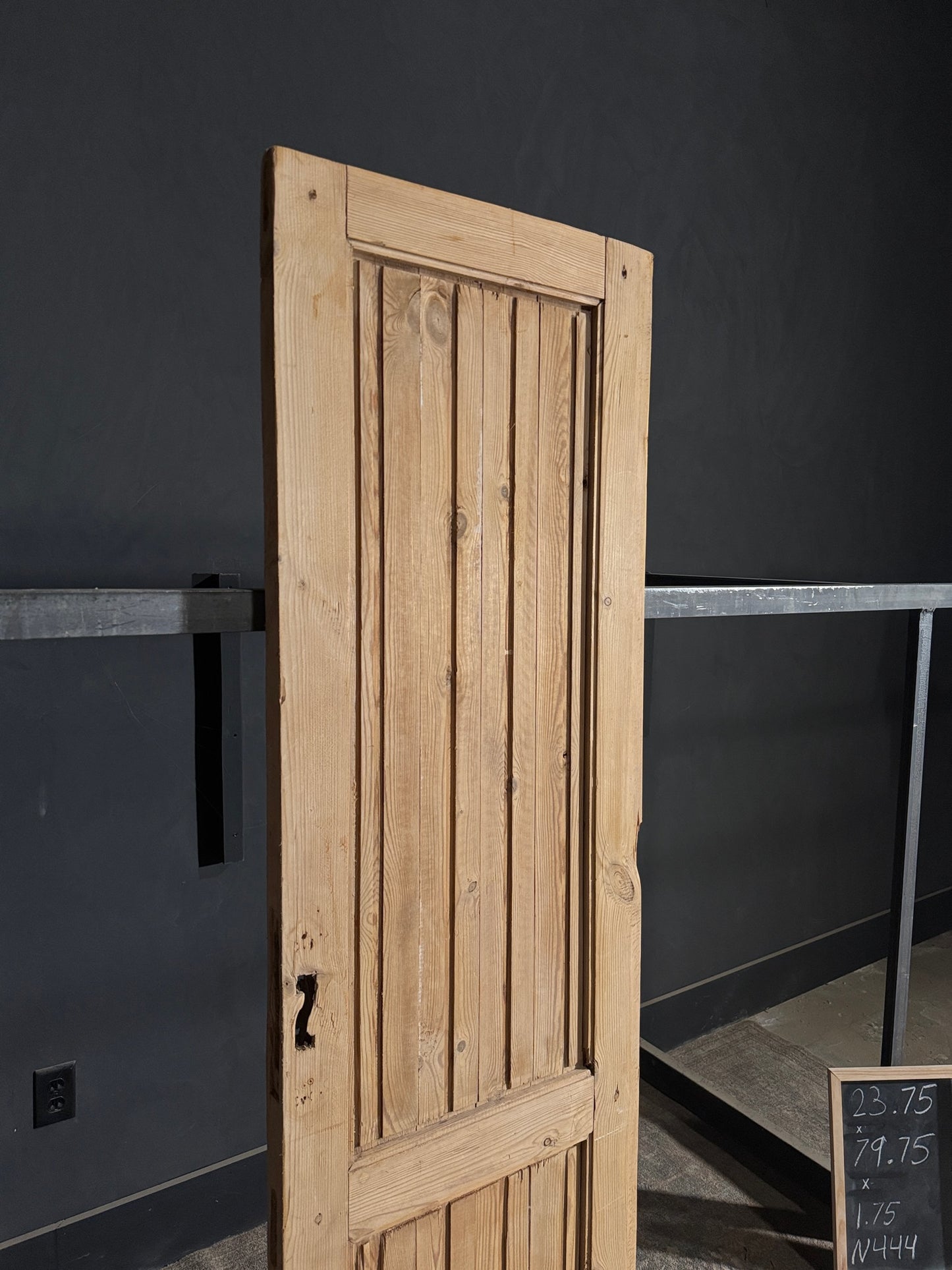 Antique 2 Panel Solid Single Door - 23.75x79.75 - N444