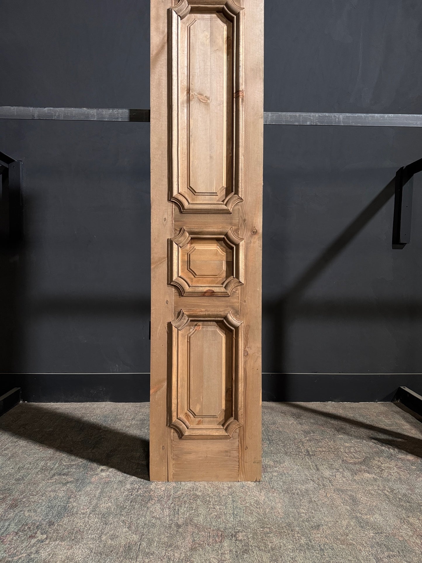 (The Edmund) Handcrafted Solid Wood Single Door - 18x80 - N172