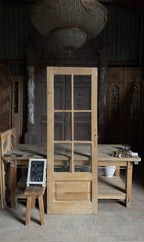Antique Glass 6 Lite Door - 81.75x28.25 - L624