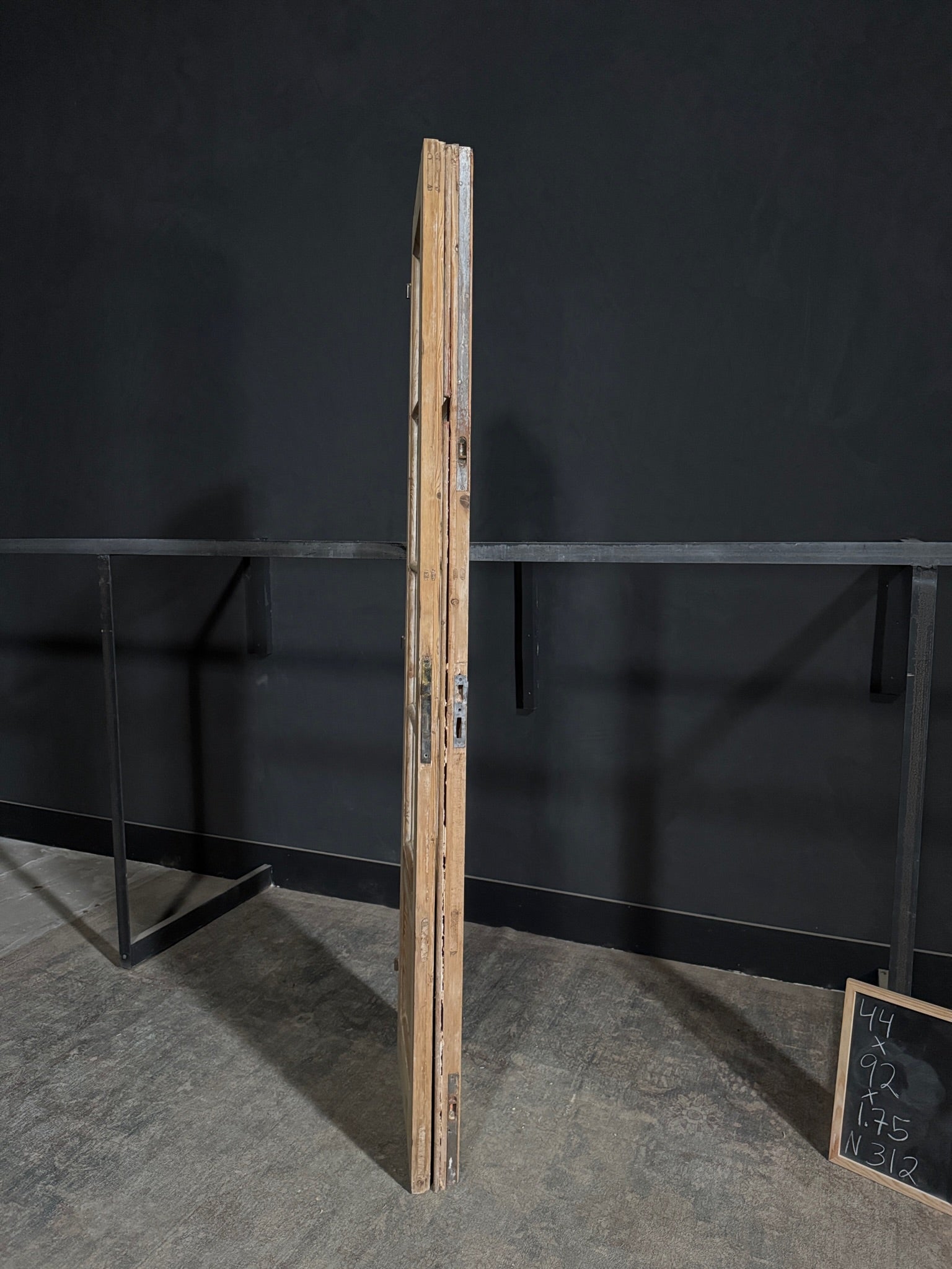 Antique Glass 4 Lite French Doors - 44x92 - N312