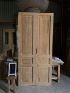 3 Panel Antique Solid French Doors - 43.75x93.5 J407