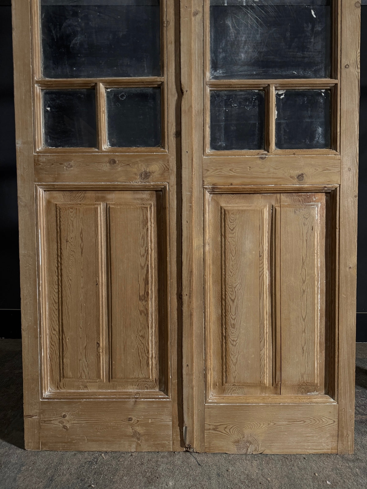 Antique Glass 5 Lite French Doors - 43x94.5 - N546