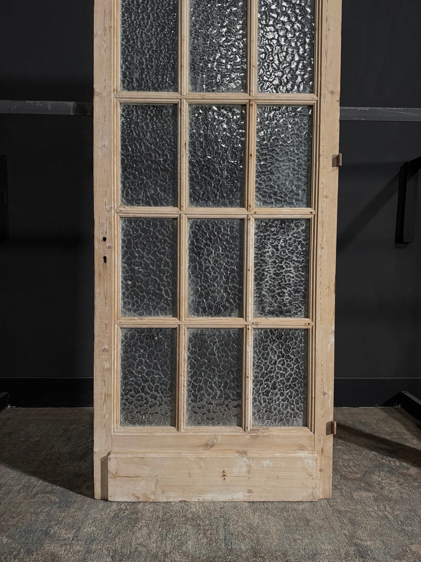 Antique Obscured Glass 15 Lite Single Door - 36.25x97 - N56