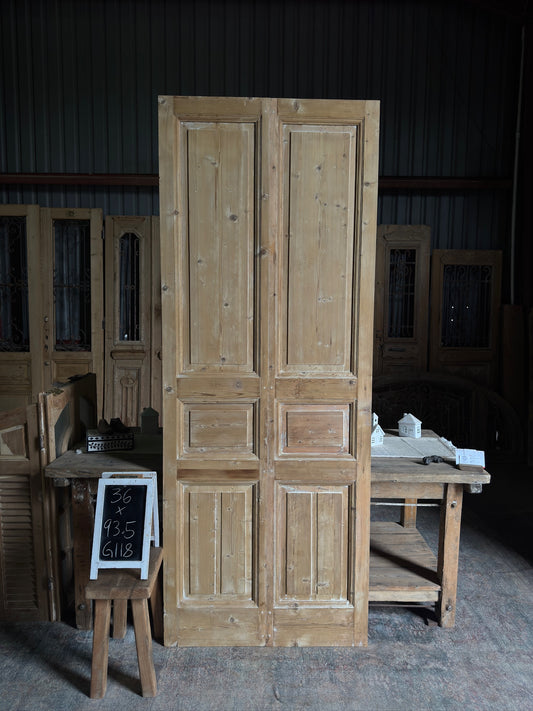 Classy Antique Solid Single Door - 36x93.5 G118