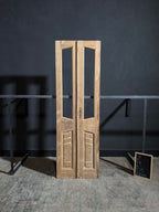 Antique Fluted 1 Lite French Doors - 31x97 - N244