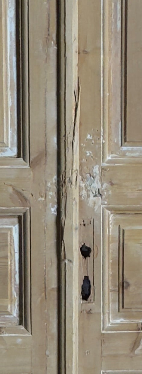 Antique 3 Panel French Doors - 42.25x106 - L525