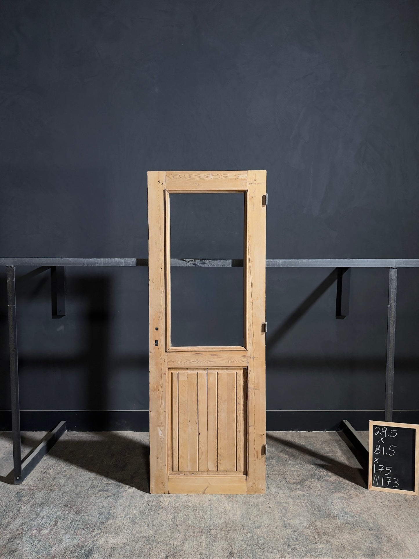 Antique Glass 1 Lite Single Door - 29.5x81.5 - N173