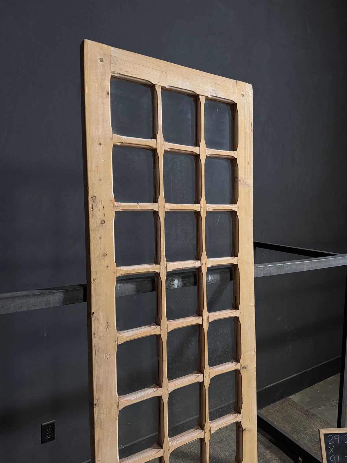Antique Glass 21 Lite Single Door - 29.25x91.75 - N693
