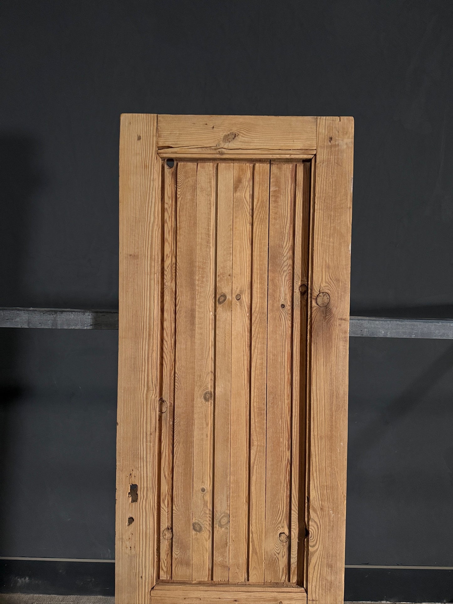 Antique Solid Single Door - 24.25x81.5 - N447